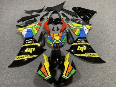 2012-2014 Yamaha YZF 1000 R1 Motorcycle Fairings - Glossy Black Yellow Red Blue Green HP Color Wheel Canada Suppliers