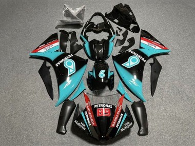 2012-2014 Yamaha YZF 1000 R1 Motorcycle Fairings - Glossy Black Blue Petronas Canada Suppliers