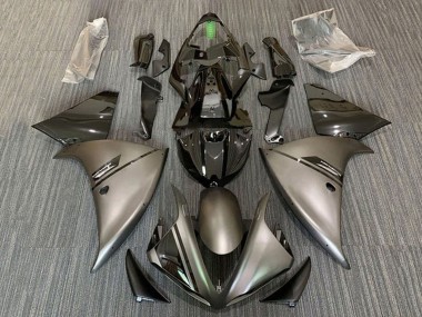2012-2014 Yamaha YZF 1000 R1 Motorcycle Fairings - Matte Grey Glossy Black Canada Suppliers