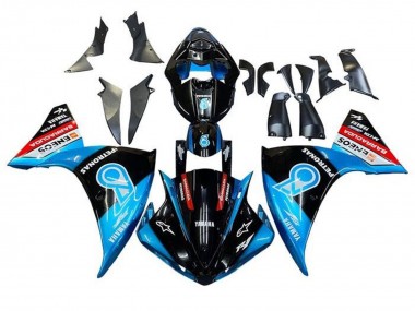2012-2014 Yamaha YZF 1000 R1 Motorcycle Fairings - Glossy Black Blue White Red Petronas ENEOS Barracuda Canada Suppliers