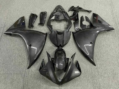 2012-2014 Yamaha YZF 1000 R1 Motorcycle Fairings - Faux Carbon Fiber Grey Black Canada Suppliers