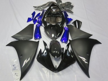2012-2014 Yamaha YZF 1000 R1 Motorcycle Fairings - Glossy Black Matte Black Blue Canada Suppliers