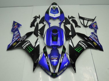 2004-2006 Yamaha YZF 1000 R1 Motorcycle Fairings - Blue White Black Green Monster Energy Canada Suppliers