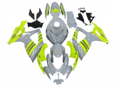 2006-2007 Suzuki GSXR 600 / GSXR 750 Motorcycle Fairings - Grey Neon Yellow Canada Suppliers