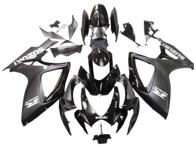 2006-2007 Suzuki GSXR 600 / GSXR 750 Motorcycle Fairings - Matte Black Glossy Black White Canada Suppliers