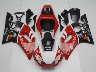 1998-2002 Yamaha YZF R6 Motorcycle Fairings - Red White Black Motul Santander Canada Suppliers