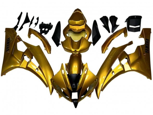2006-2007 Yamaha YZF R6 Motorcycle Fairings - Gold Canada Suppliers