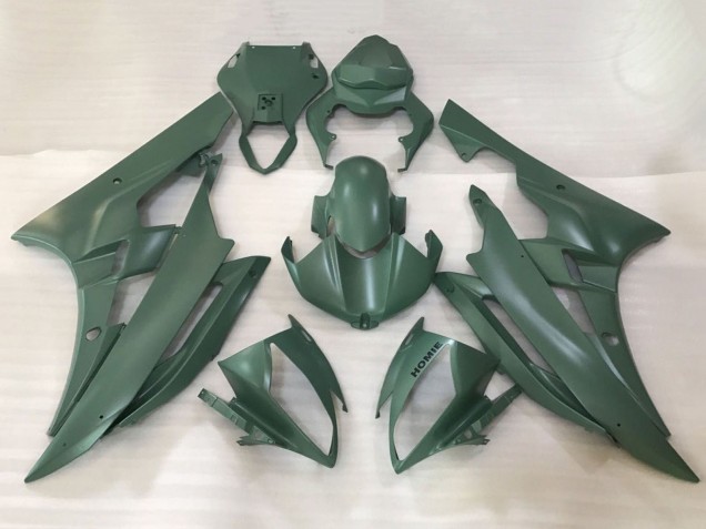 2006-2007 Yamaha YZF R6 Motorcycle Fairings - Army Green Canada Suppliers