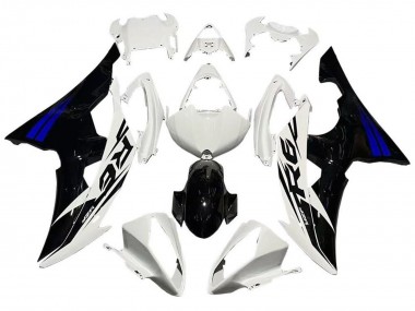 2008-2016 Yamaha YZF R6 Motorcycle Fairings - White Blue Glossy Black Canada Suppliers