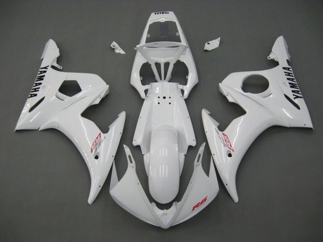 2005 Yamaha YZF R6 Motorcycle Fairings - White Red Black Canada Suppliers