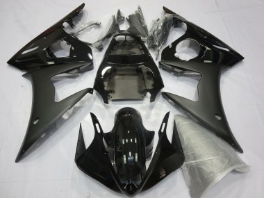 2005 Yamaha YZF R6 Motorcycle Fairings - Glossy Black Matte Black Canada Suppliers