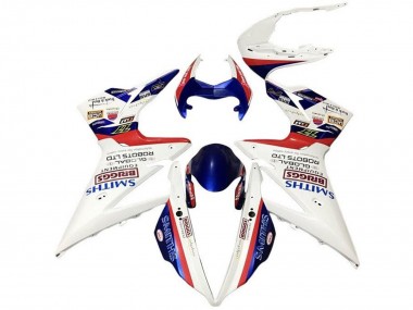 2013-2016 Triumph Daytona 675 Triple Motorcycle Fairings - White Red Blue Smiths Canada Suppliers
