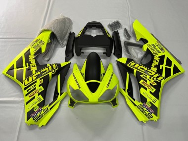 2006-2008 Triumph Daytona 675 Triple Motorcycle Fairings - Yellow Matte Black Canada Suppliers