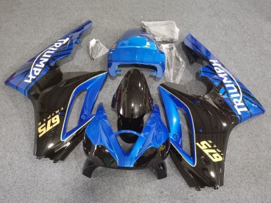 2006-2008 Triumph Daytona 675 Triple Motorcycle Fairings - Blue Glossy Black Racing Canada Suppliers
