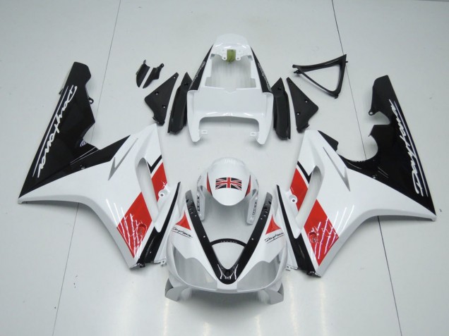 2006-2008 Triumph Daytona 675 Triple Motorcycle Fairings - White Red Glossy Black Canada Suppliers