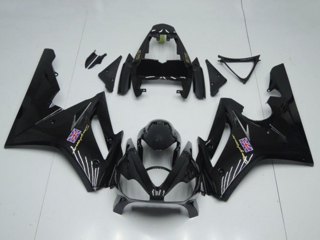 2006-2008 Triumph Daytona 675 Triple Motorcycle Fairings - Glossy Black Canada Suppliers