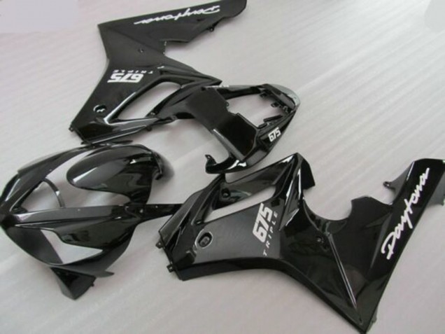 2006-2008 Triumph Daytona 675 Triple Motorcycle Fairings - Glossy Black Matte Black Canada Suppliers