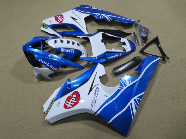 2006-2008 Triumph Daytona 675 Triple Motorcycle Fairings - White Blue Canada Suppliers