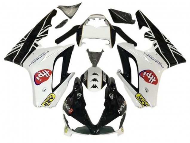 2009-2012 Triumph Daytona 675 Triple Motorcycle Fairings - White Glossy Black HPi Canada Suppliers