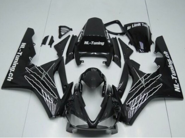 2009-2012 Triumph Daytona 675 Triple Motorcycle Fairings - Glossy Black White Claw Canada Suppliers