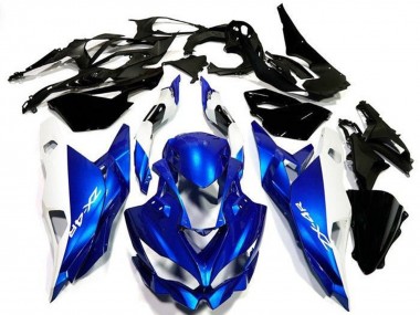 2019-2025 Kawasaki ZX4R ZX-4RR Motorcycle Fairings - White Blue Canada Suppliers