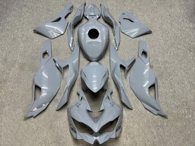2019-2025 Kawasaki ZX4R ZX-4RR Motorcycle Fairings - Glossy Nardo Grey Canada Suppliers