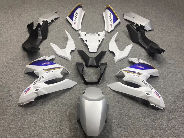 2022-2024 Honda ADV160 Motorcycle Fairings - White Blue HRC Canada Suppliers