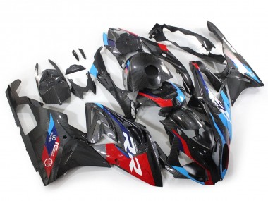2015-2016 BMW S1000RR Motorcycle Fairings - Blue Red Carbon Fiber Canada Suppliers