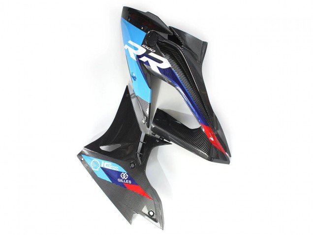 2015-2016 BMW S1000RR Motorcycle Fairings - Blue Red Carbon Fiber Canada Suppliers