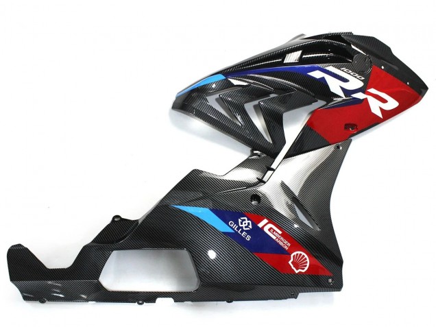 2015-2016 BMW S1000RR Motorcycle Fairings - Blue Red Carbon Fiber Canada Suppliers
