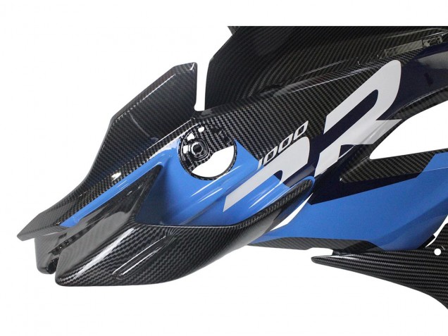 2023-2024 BMW S1000RR Motorcycle Fairings - Blue Red Carbon Fiber Canada Suppliers