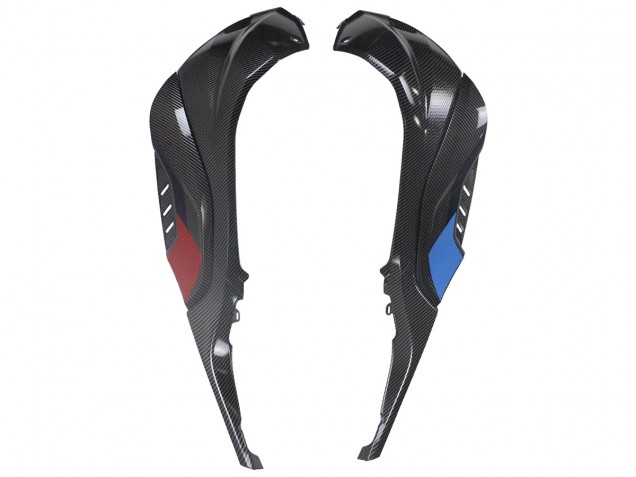 2023-2024 BMW S1000RR Motorcycle Fairings - Blue Red Carbon Fiber Canada Suppliers