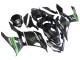 2018-2024 Kawasaki EX400 Motorcycle Fairings - Matte Black Green Monster Showr Snow Canada Suppliers
