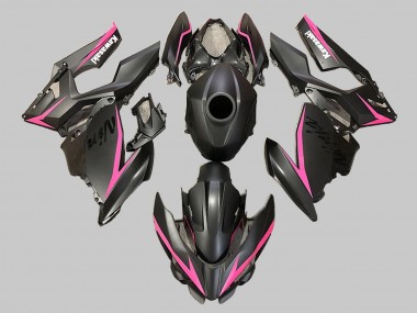 2018-2024 Kawasaki EX400 Motorcycle Fairings - Matte Black Pink Canada Suppliers