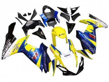 2011-2024 Suzuki GSXR 600/750 Motorcycle Fairings - Yellow Blue White Black Corona Extra Alstare Canada Suppliers