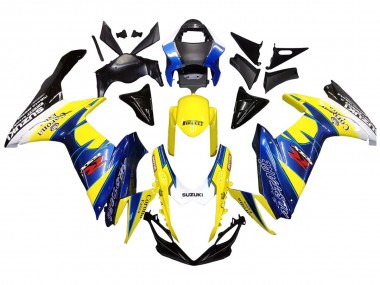 2011-2024 Suzuki GSXR 600/750 Motorcycle Fairings - Yellow Blue White Black Corona Extra Alstare Canada Suppliers