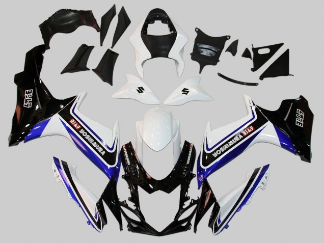 2011-2024 Suzuki GSXR 600/750 Motorcycle Fairings - White Blue Black Alstare Canada Suppliers