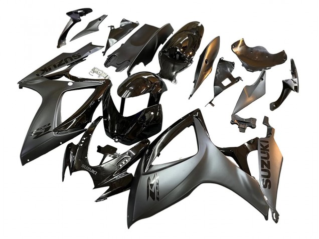 2006-2007 Suzuki GSXR 600/750 Motorcycle Fairings - Glossy Black Matte Black Canada Suppliers