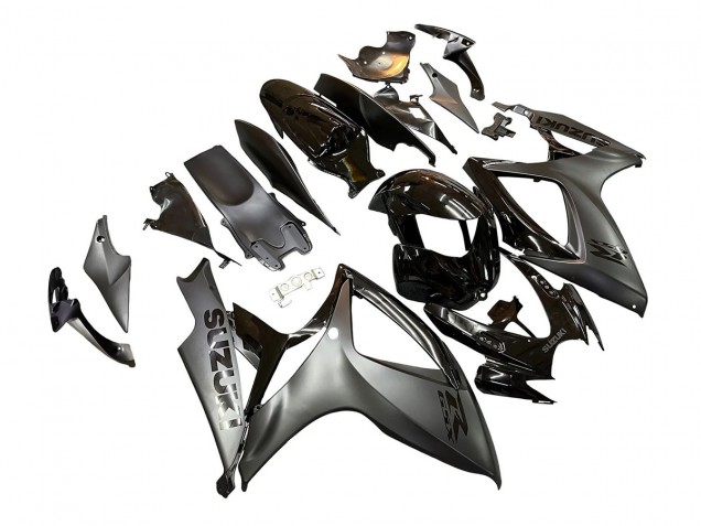 2006-2007 Suzuki GSXR 600/750 Motorcycle Fairings - Glossy Black Matte Black Canada Suppliers