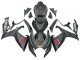2006-2007 Suzuki GSXR 600/750 Motorcycle Fairings - Matte Black Canada Suppliers