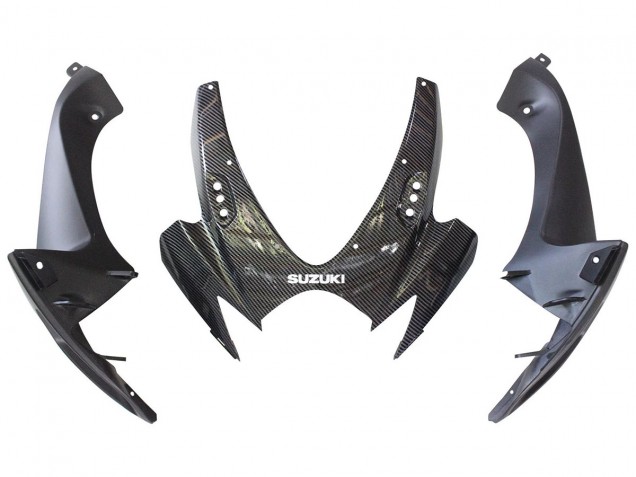 2006-2007 Suzuki GSXR 600/750 Motorcycle Fairings - Black White Carbon Fiber Style Canada Suppliers
