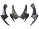 2006-2007 Suzuki GSXR 600/750 Motorcycle Fairings - Black White Carbon Fiber Style Canada Suppliers