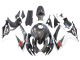 2006-2007 Suzuki GSXR 600/750 Motorcycle Fairings - Black White Carbon Fiber Style Canada Suppliers