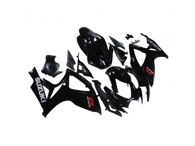 2006-2007 Suzuki GSXR 600/750 Motorcycle Fairings - Glossy Black Canada Suppliers