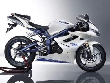 2006-2008 Triumph Daytona 675 Motorcycle Fairings - White Blue Canada Suppliers