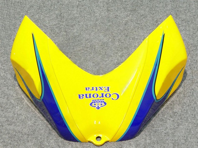 2006-2007 Suzuki GSXR 600/750 Motorcycle Fairings - White Blue Yellow Corona Alstare Canada Suppliers