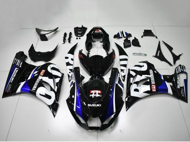 2017-2024 Suzuki GSXR 1000 Motorcycle Fairings - Black White Blue Motul Canada Suppliers