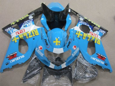 2000-2002 Suzuki GSXR 1000 Motorcycle Fairings - Blue Yellow White Black Rizla Canada Suppliers