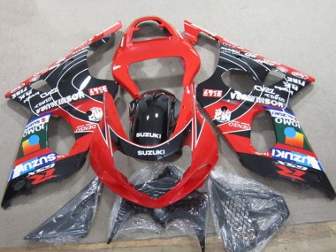 2000-2002 Suzuki GSXR 1000 Motorcycle Fairings - Red Black Blue DENSO Canada Suppliers