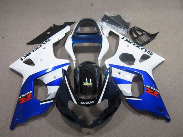 2000-2002 Suzuki GSXR 1000 Motorcycle Fairings - White Blue Glossy Black Red Canada Suppliers